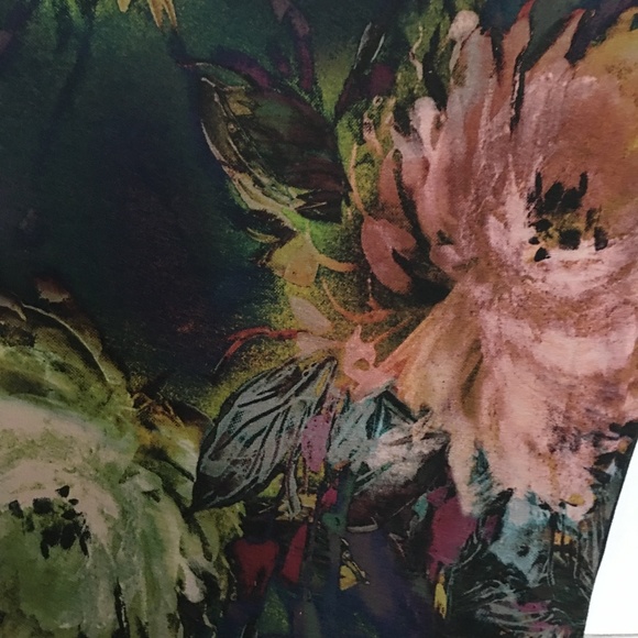 Elana Kattan floral draped dress, sz.S, NWT - Picture 4 of 8